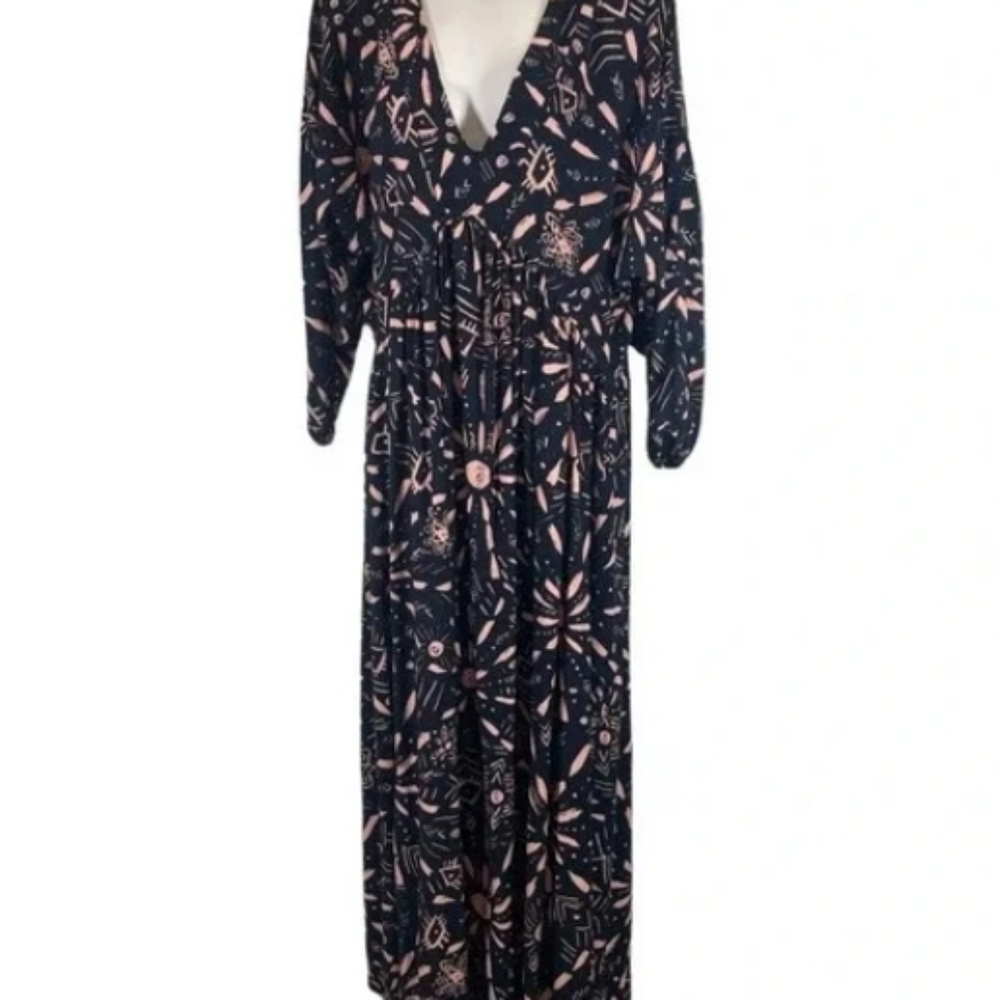 Bohemian long dress women Bohemian beach casual